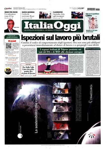 Italia oggi : quotidiano di economia finanza e politica